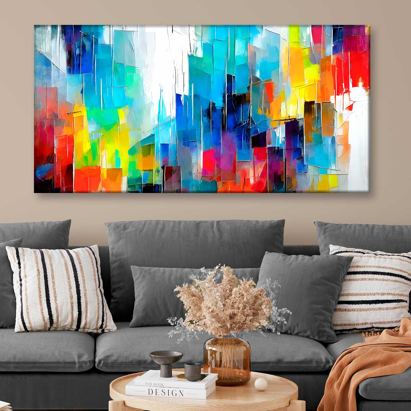 Salg af kunst malerier lavet med akryl